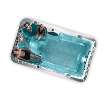 Load image into Gallery viewer, Spa de nage eco energetique - 6500 $ de rabais sur swim spa - financement disponible .